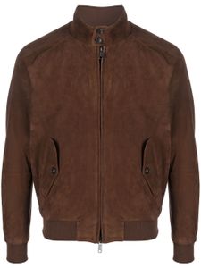 Baracuta veste G9 Harrington en daim - Marron