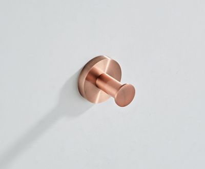 Handdoek haak SaniClear Copper | Wandmontage | Messing | Rond | Koper geborsteld