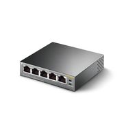 TP-LINK TL-SG1005P Unmanaged Gigabit Ethernet (10/100/1000) Power over Ethernet (PoE) Zwart - thumbnail