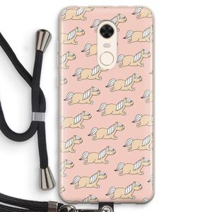 Ponys: Xiaomi Redmi 5 Transparant Hoesje met koord