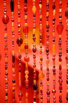 Gordijn Aneesha rood/oranje 90 x 200cm