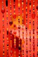 Gordijn Aneesha rood/oranje 90 x 200cm