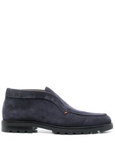 Santoni bottines Detroit Rock en daim - Bleu