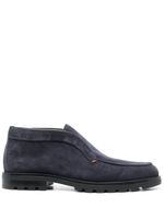 Santoni Detroit Rock suede boots - Bleu