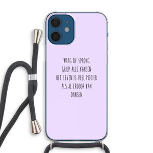 Sprong: iPhone 12 Transparant Hoesje met koord