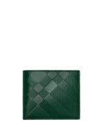 Burberry portefeuille pliant à carreaux - Vert