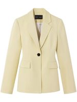 Proenza Schouler blazer à coupe cintrée - Jaune