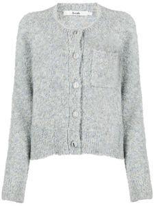 b+ab cardigan en maille à col rond - Bleu