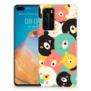 Huawei P40 Telefoonhoesje met Naam Bears