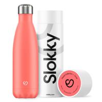 Slokky - Geïsoleerde Drinkfles - 500 ml Pastel Coral - thumbnail
