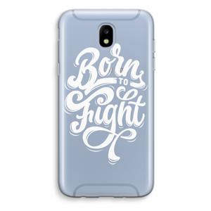 Born to Fight: Samsung Galaxy J5 (2017) Transparant Hoesje