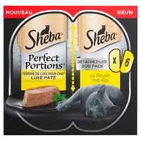 Kattenvoer Perfect Portions Adult kip in loaf 3 pack (2x37,5 g) 1x8 - Sheba