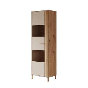 Meubella Vitrinekast Bahia - Beige - 60 cm