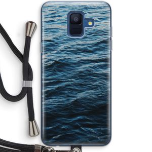 Oceaan: Samsung Galaxy A6 (2018) Transparant Hoesje met koord