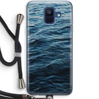 Oceaan: Samsung Galaxy A6 (2018) Transparant Hoesje met koord