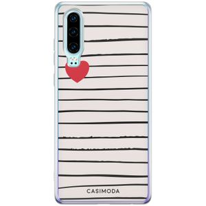 Huawei P30 siliconen hoesje - Heart queen