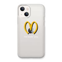 I'm lovin' you: iPhone 13 mini Transparant Hoesje