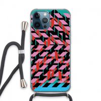 Skew Blush 2: iPhone 13 Pro Max Transparant Hoesje met koord