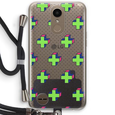 8-bit N°10: LG K10 (2017) Transparant Hoesje met koord