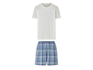 LIVERGY Heren pyjama (Wit, L)