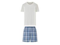 LIVERGY Heren pyjama (Wit, XXL) LIVERGY Heren pyjama (Wit, XXL)