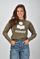 Marant Etoile trui Millyny SW0160FA-C3M07E dark bronze/ecru