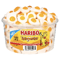 Haribo spiegeleier silo (150 stuks)