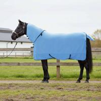 VidaXL Paardendeken volledige aqua polyester