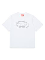 Diesel Kids t-shirt en coton à logo imprimé - Blanc