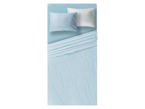 LIVARNO home Satijnen dekbedovertrekset 240 x 220 cm (Bloemen/blauw)