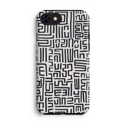 Moroccan Print: iPhone SE 2020 Tough Case