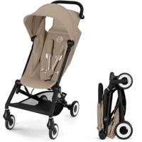 Passeggino ultracompatto CYBEX Agis - da 5 a 22 kg (da 6 mesi a 4 anni) - Passeggino leggero 6,3 kg - Compatibile con l'aereo - Beige mandorla