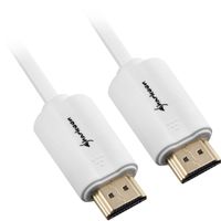 Sharkoon 2m, 2xHDMI HDMI kabel HDMI Type A (Standaard) Wit - thumbnail