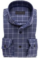 John Miller Tailored Fit Overhemd blauw, Motief - thumbnail