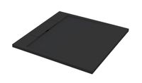 Best Design Just Solid douchebak 100x100x3.5cm mat zwart