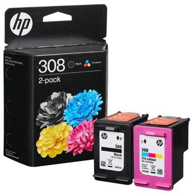 HP 308 Multipack zwart/drie-kleuren