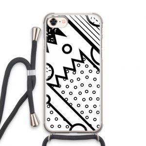 Pop Art #4: iPhone 8 Transparant Hoesje met koord