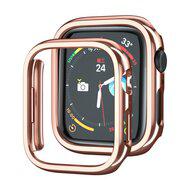 Hard case 41mm (open front) - Rosé goud (glans) - Geschikt voor Apple Watch 41mm