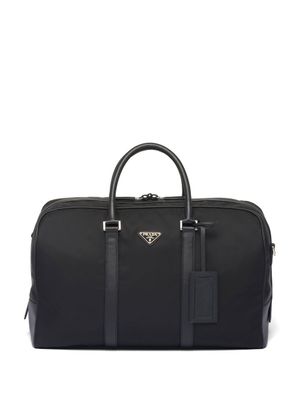Prada sac fourre-tout à patch logo - Noir