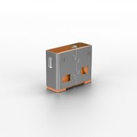 Lindy 40463 poortblokker Port blocker USB Type-A Oranje Acrylonitrielbutadieenstyreen (ABS) 10 stuk(s) - thumbnail