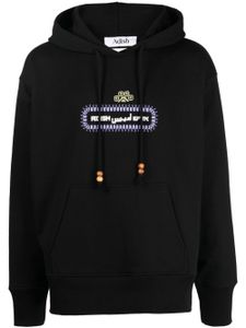 Adish hoodie Alkhws à logo imprimé - Noir