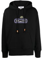 Adish hoodie Alkhws à logo imprimé - Noir