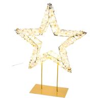 Verlichte Ster Staand Goud 480 LED Gehlmann - Gehlmann
