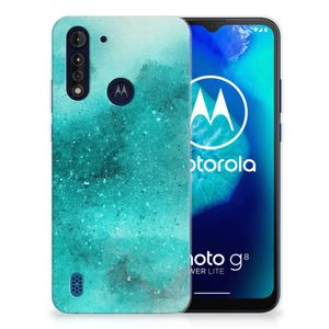 Hoesje maken Motorola Moto G8 Power Lite Painting Blue