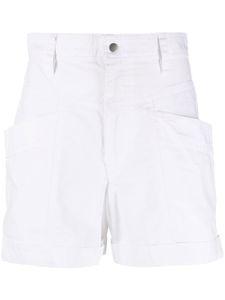 MARANT ÉTOILE short Rachel à coupe courte - Blanc