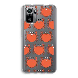 Krab: Xiaomi Redmi Note 10S Transparant Hoesje