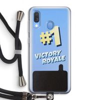 Victory Royale: Samsung Galaxy A40 Transparant Hoesje met koord