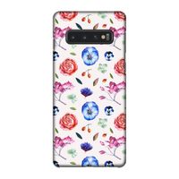 Bloemetjes: Samsung Galaxy S10 4G Volledig Geprint Hoesje