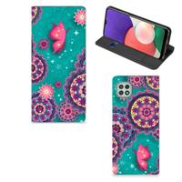 Samsung Galaxy A22 5G | Bookcase | Cirkels en Vlinders