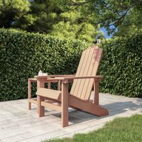 Tuinstoel Adirondack HDPE bruin